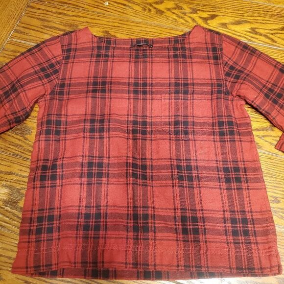 Madewell buffalo  plaid herald shirt red&black  si - Picture 2 of 3